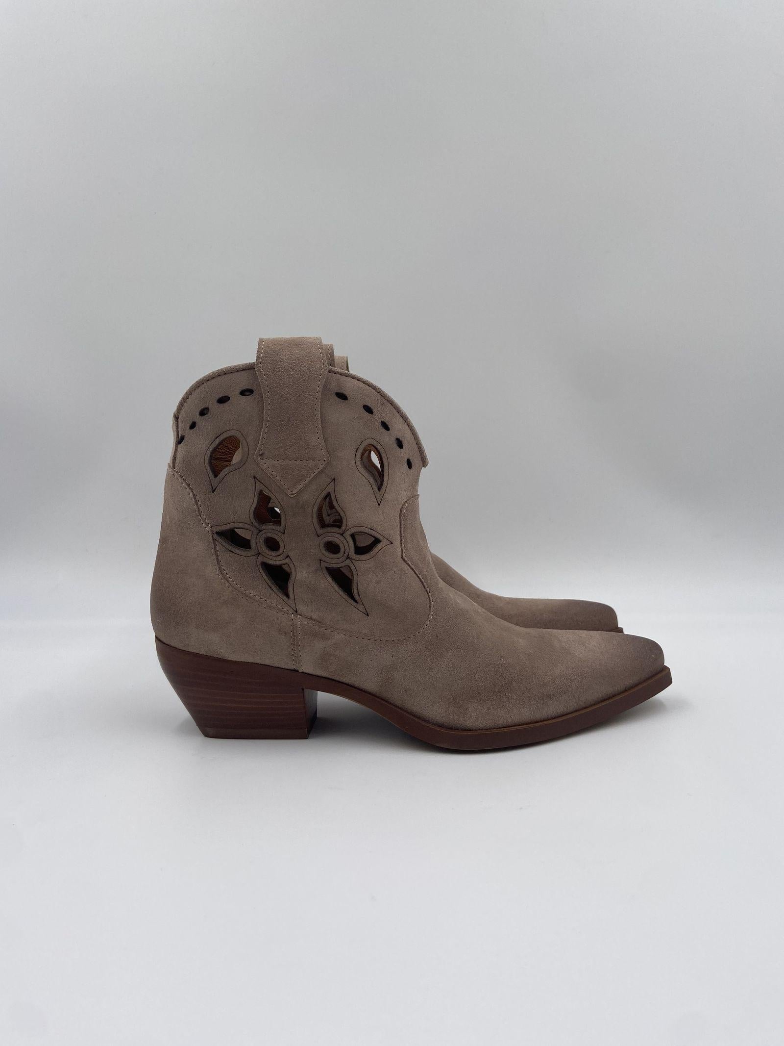 Stivaletto basso in camoscio - Chiarini 1718 BEIGE CHIARINI 