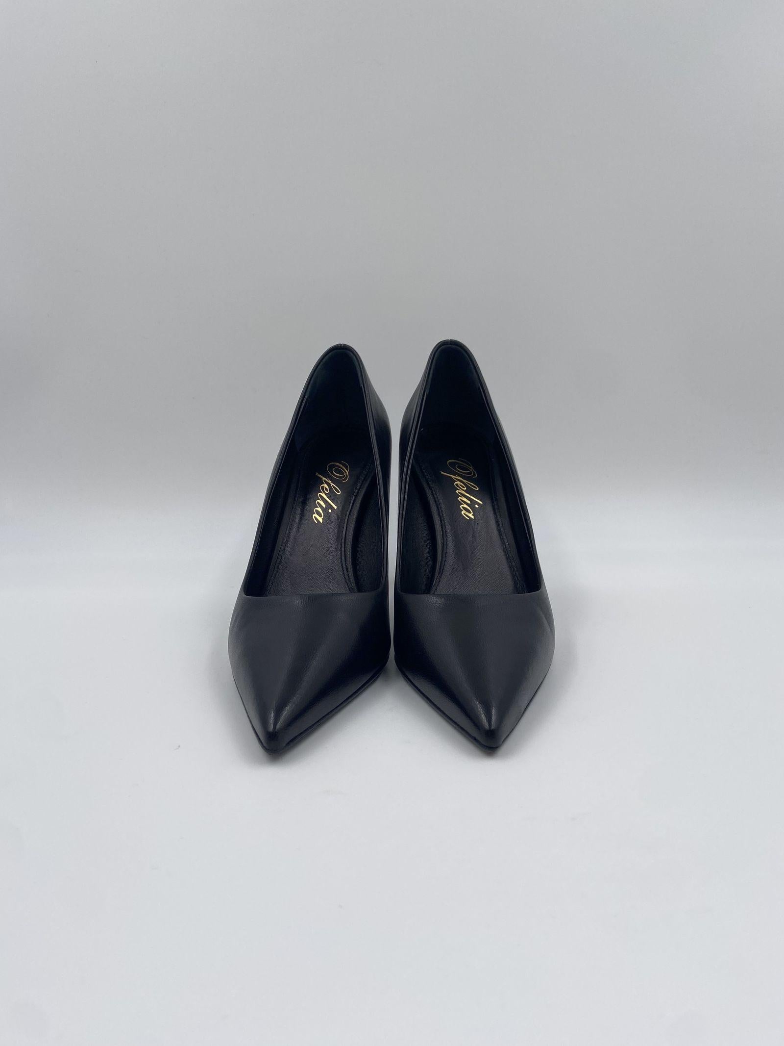 Dècolletè in pelle 2470 NERO OFELIA 