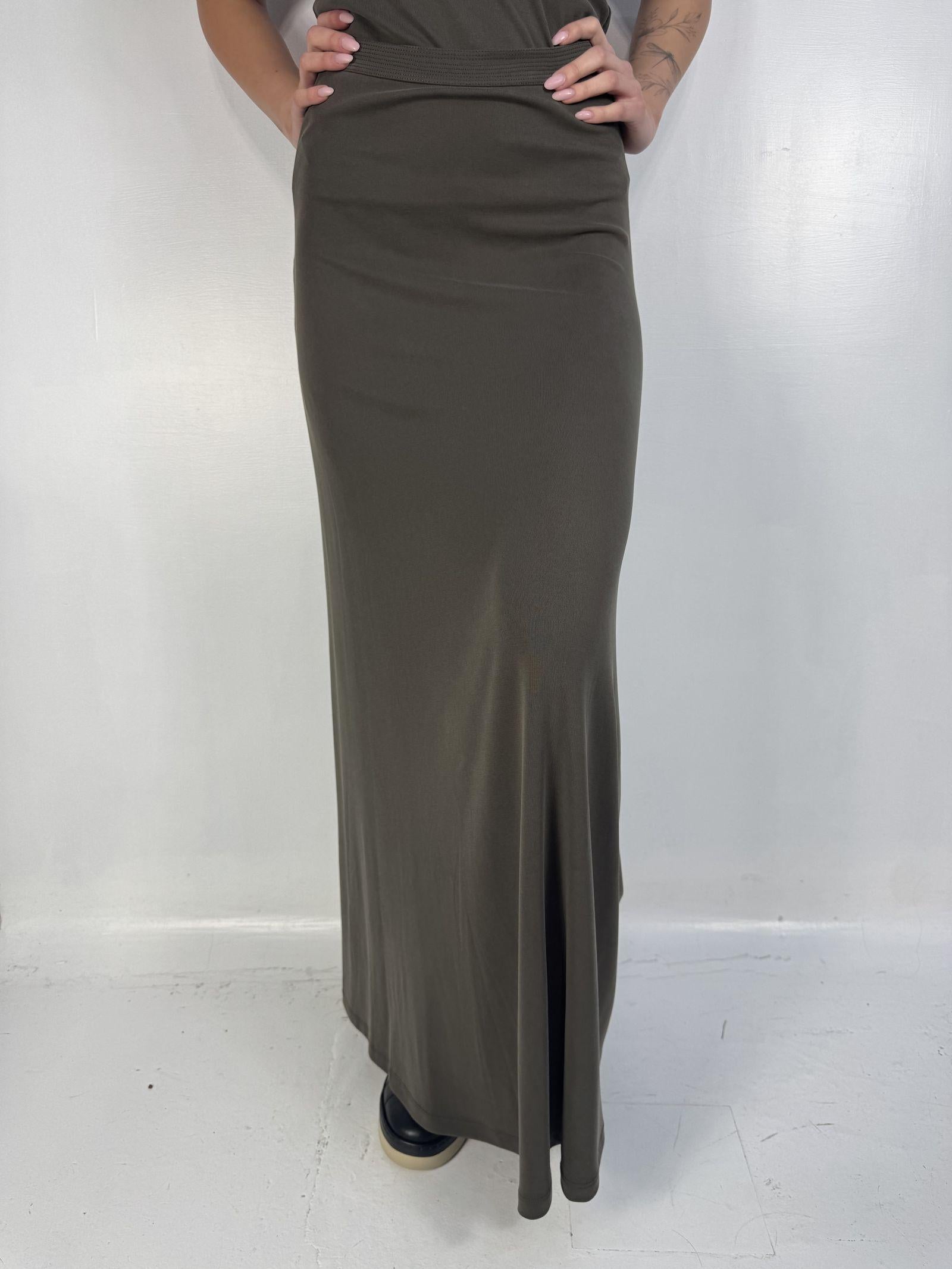 Gonna lunga con elastico - Eleh SS260073 GRIGIOFANGO ELEH 