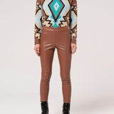 Pantalone leggins in ecopelle