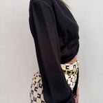 Camicia crop con charms - Elisabetta Franchi CA01931E2 110 ELISABETTA FRANCHI 