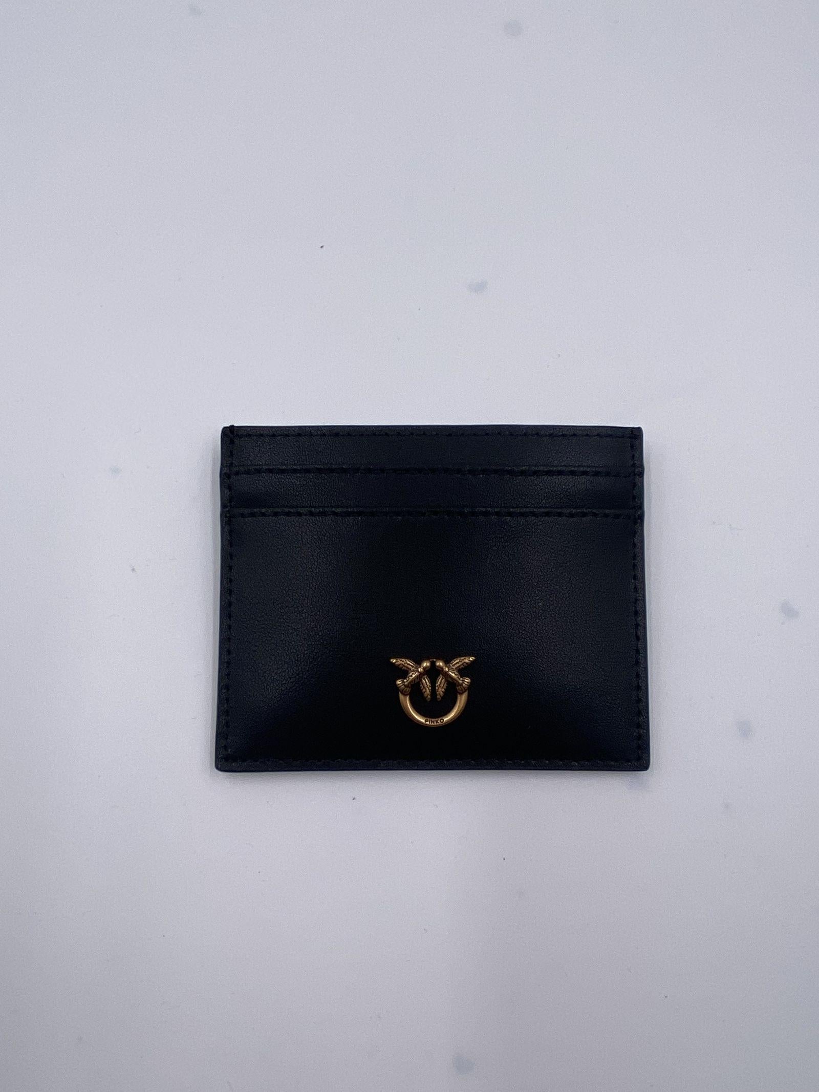 Porta carte in pelle 103762-A0F1 Z99Q PINKO 