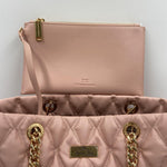 Borsa shopper grande in tessuto embossed - Elisabetta Franchi BS64A47E2 181 ELISABETTA FRANCHI 
