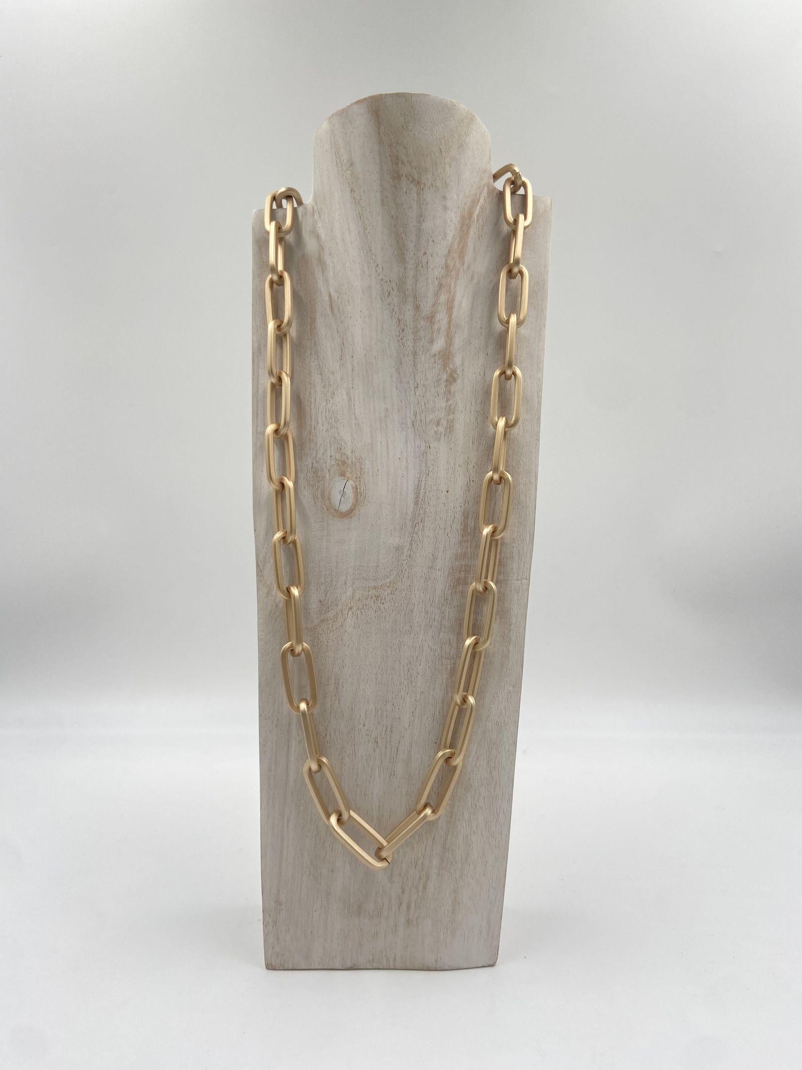 Collana Vulcano Oro Opaca - Alevà VULCANOXL OROOPACO ALEVA' 