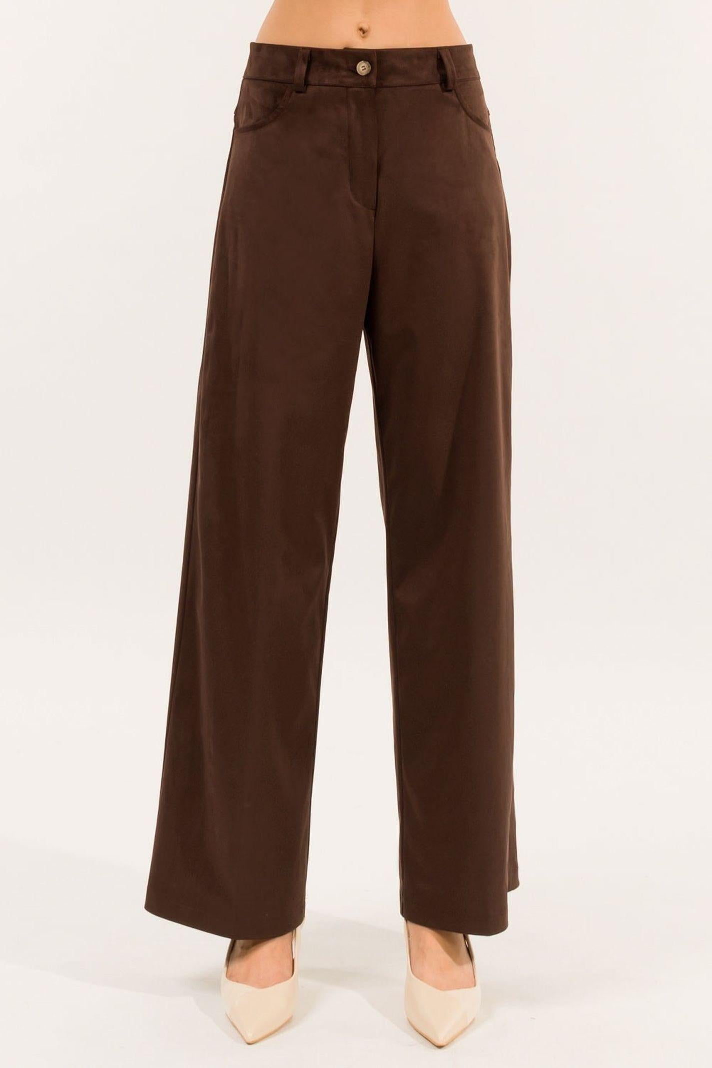 Pantalone suede ADF403C 261 KONTATTO 