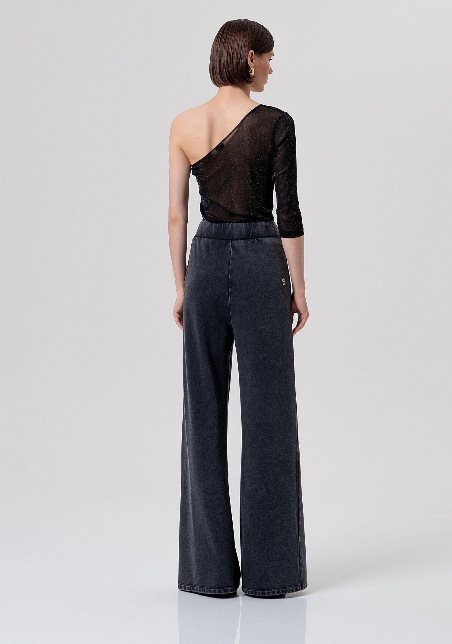 Pantalone felpa con strass - Fracomina FR26SV3033F40901 M30 FRACOMINA 