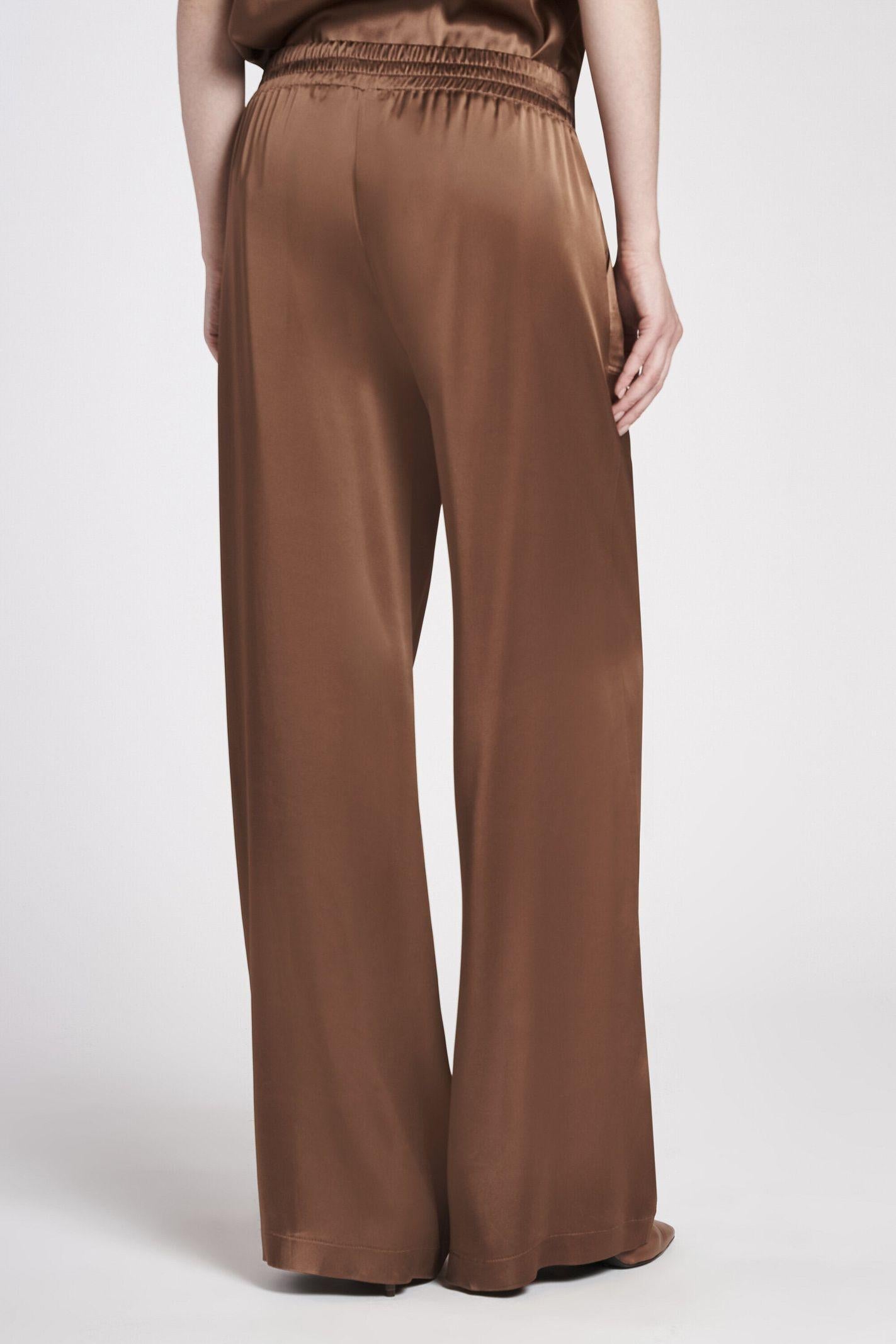 Pantalone in raso PAFE12D3 08 CARLA G. 