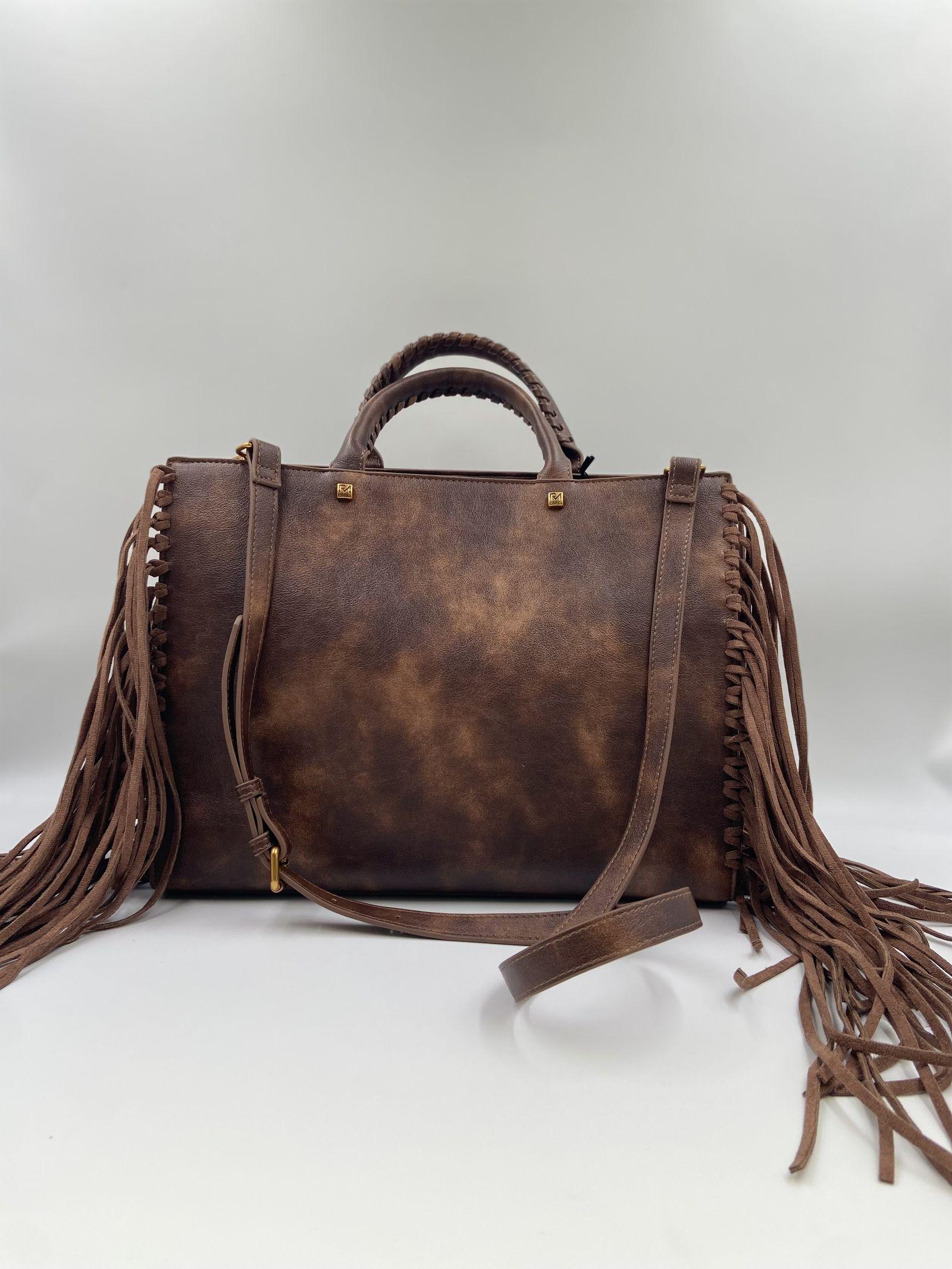 Borsa Texas 1477 MARRONE RUE MADAM PARIS 