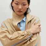 Trench beige con bordini MS2501001 052 MAITE 