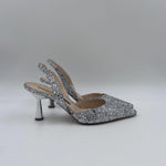 Slingback con mini pietre argento 1176 ARGENTO CHIARINI 