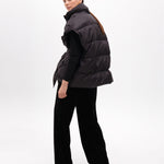 Gilet trapuntato con cintura MF2501006 00N MAITE 