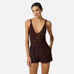 Body in maglia traforata BK80W61E2 644 ELISABETTA FRANCHI 