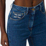 Jeans a palazzo - Elisabetta Franchi PJ08I56E2 104 ELISABETTA FRANCHI 
