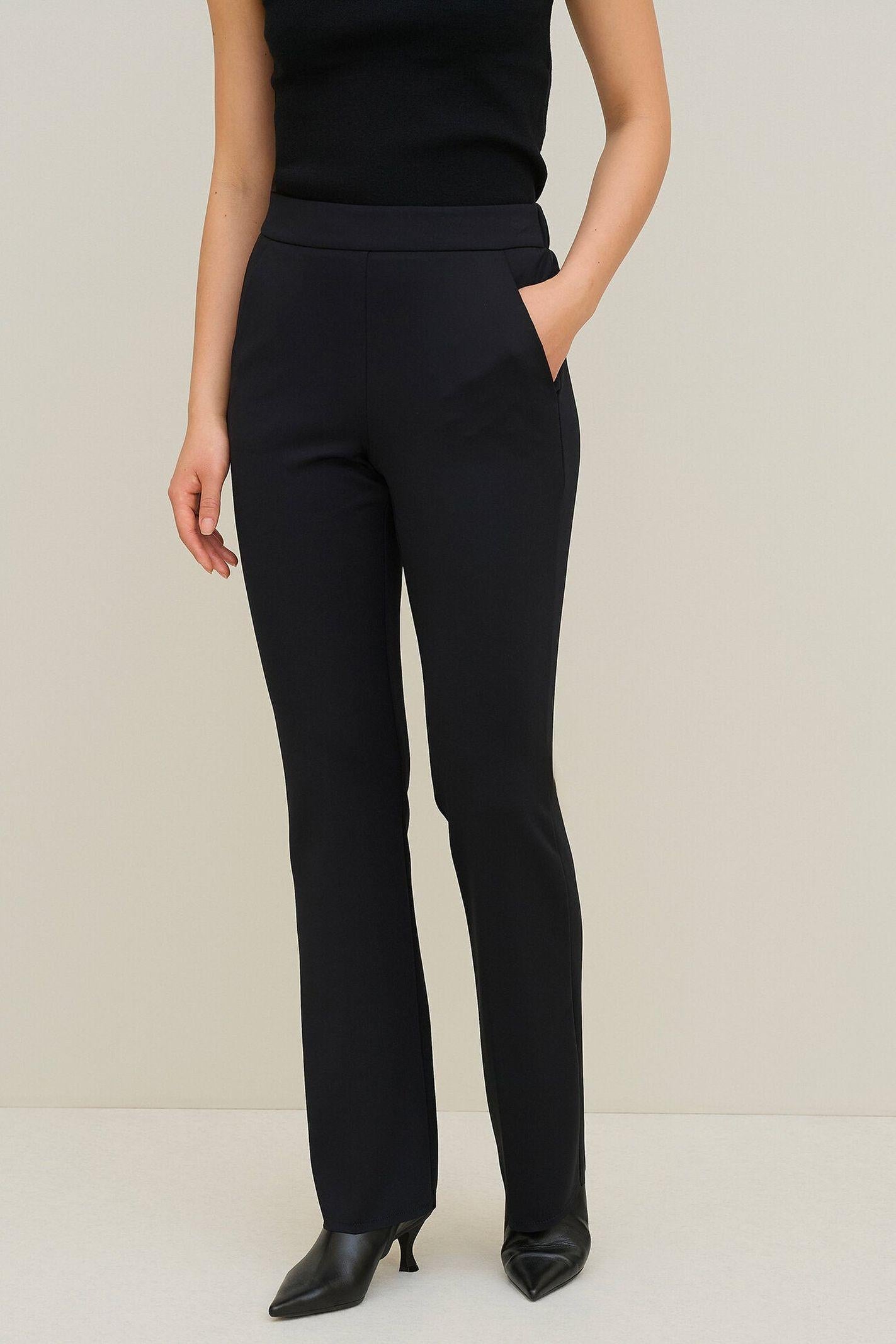 Pantalone bootcut in jersey tecnico POSA22D8 10 CARLA G. 