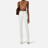 Top in maglia con incrocio - Elisabetta Franchi TK76S61E2 600 ELISABETTA FRANCHI 