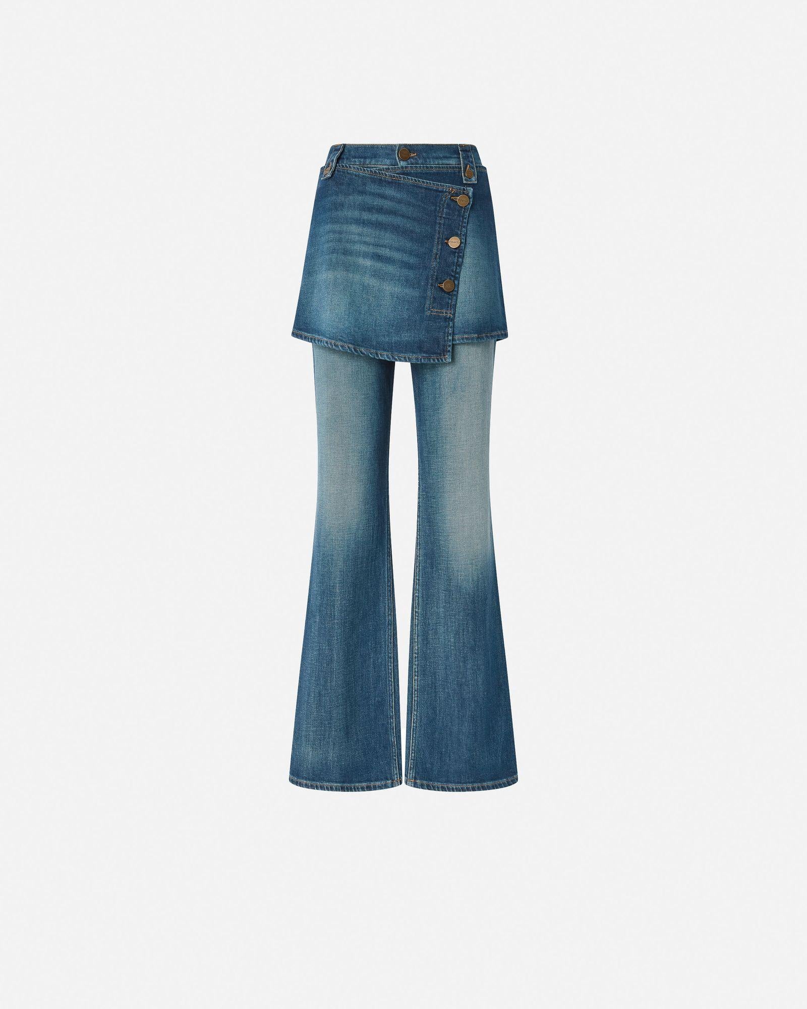 Jeans con minigonna rimovibile 105661A2U0 PJZ PINKO 