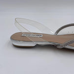 Sandalo Justi Clear in pvc con fiocco - Steve Madden SMSJUSTI-CLE BIANCO STEVE MADDEN 