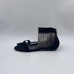 Sandalo basso con frange e strass - Pinko 100663-A0NM Z99 PINKO 