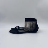 Sandalo basso con frange e strass - Pinko 100663-A0NM Z99 PINKO 