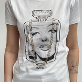 T-shirt girocollo Marilyn - TopTee TP518 BIANCO TOP-TEE 