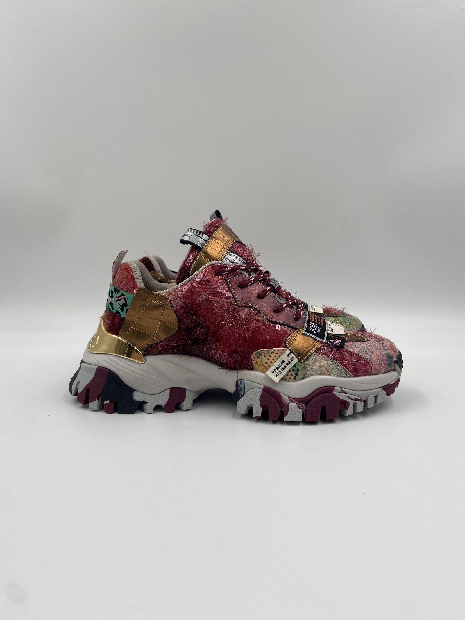 Sneakers Legion marrone e rosso 2502080 MARRONEROSSO JOIAPARIS 