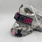Sneakers grigio rosa e bianco F0331033 BIANCOGRIGIO CLJD 