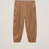 Pantalone con pinces in raso - Carla G PELE12 D1 23 CARLA G. 
