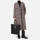 Trench cappotto in lana CP57D46E2 CG8 ELISABETTA FRANCHI 