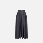 Gonna in raso con cintura GO09851E2 DC3 ELISABETTA FRANCHI 
