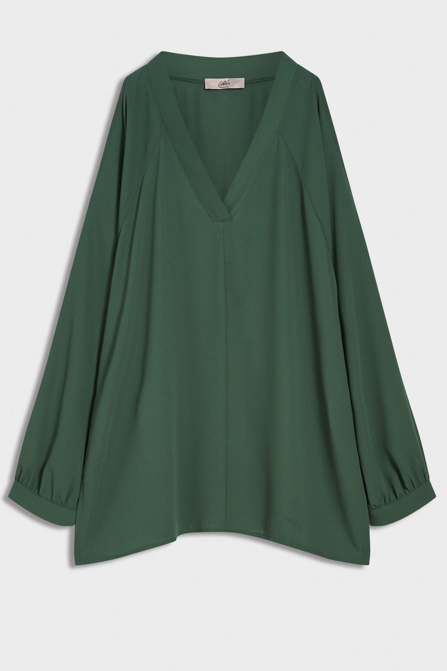 Blusa camicia in crepe MOSE14D8 26 CARLA G. 