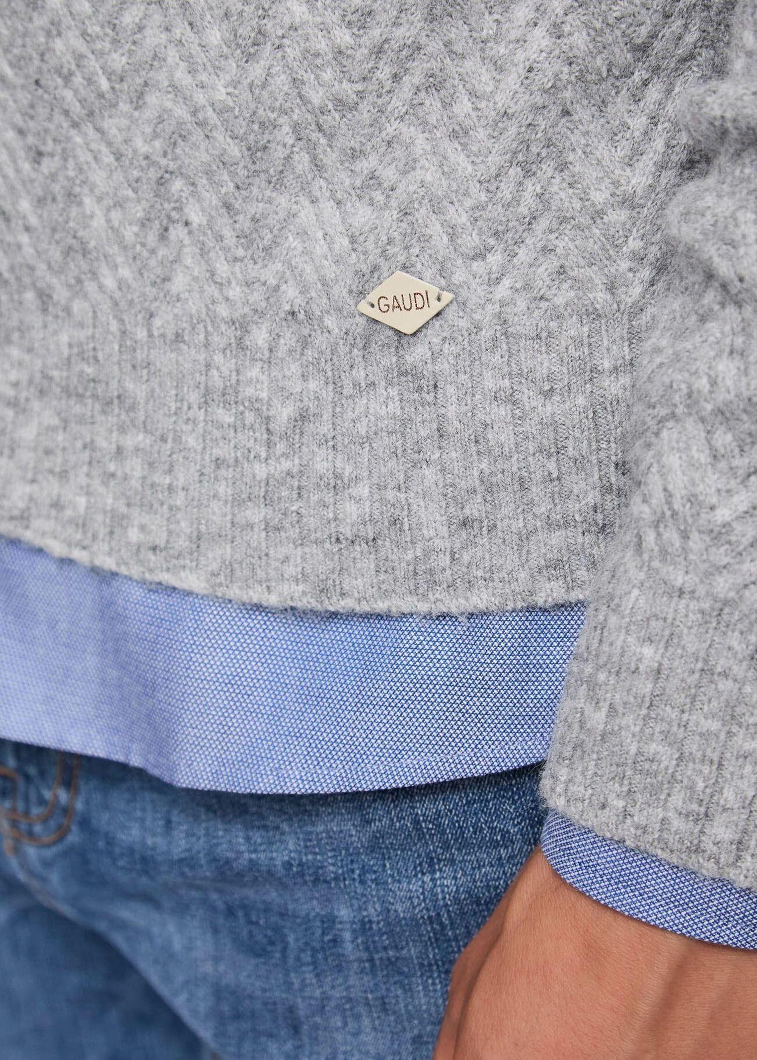 Maglia lavorazione chevron 521GU53041 2082 GAUDI' 