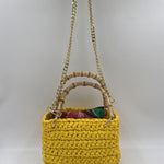 Borsa Meteora Chica Handmane METEORA SS23 GIALLO CHICA 
