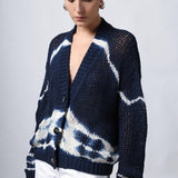 Cardigan tie-dye handmade