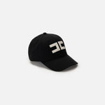Cappello baseball in canvas - Elisabetta Franchi CL06F51E2 110 ELISABETTA FRANCHI 