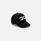 Cappello baseball in canvas - Elisabetta Franchi CL06F51E2 110 ELISABETTA FRANCHI 