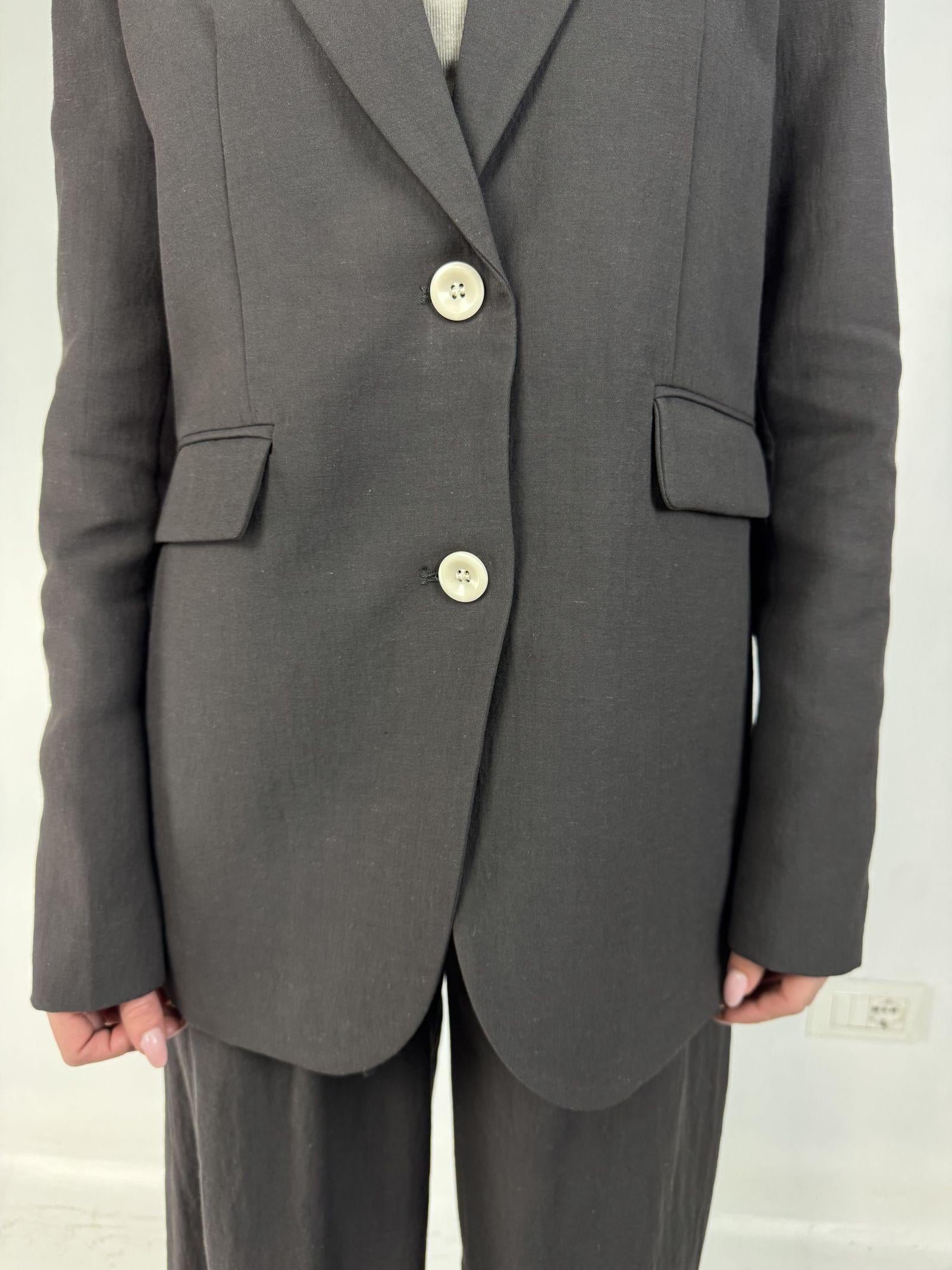 Giacca monopetto in misto lino - Eleh SS260119 MALVA ELEH 