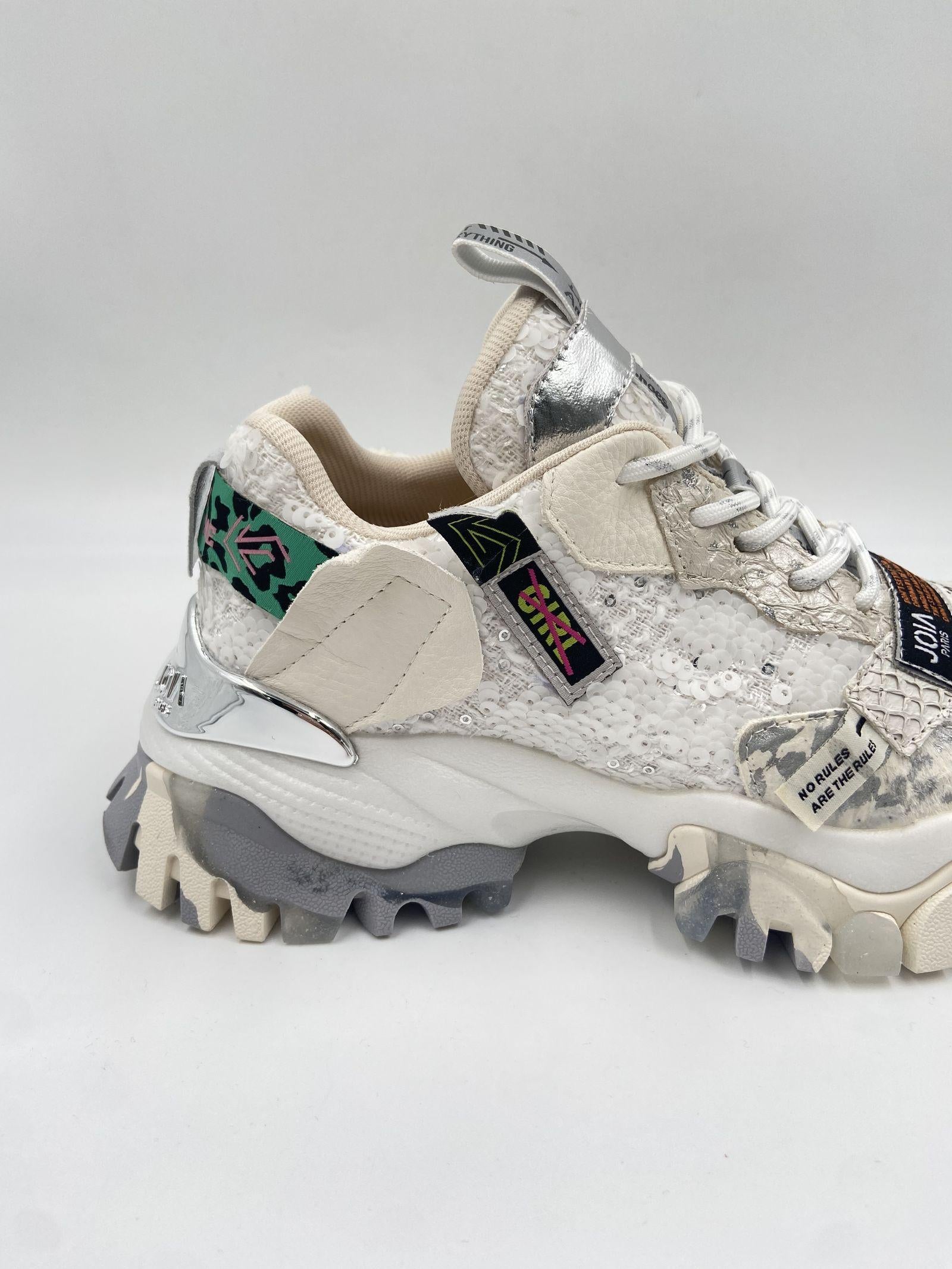 Sneakers argento bianco - Joia Paris Label 2001034 ARGENTO JOIAPARIS 