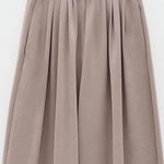 Pantalone palazzo con pieghe ESS250148 MARRONE ELEH 