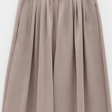 Pantalone palazzo con pieghe ESS250148 MARRONE ELEH 