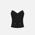 Top con dettagli zip TO03656E2 110 ELISABETTA FRANCHI 