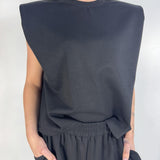 Top con spalline imbottite - Eleh SS260183 NERO ELEH 