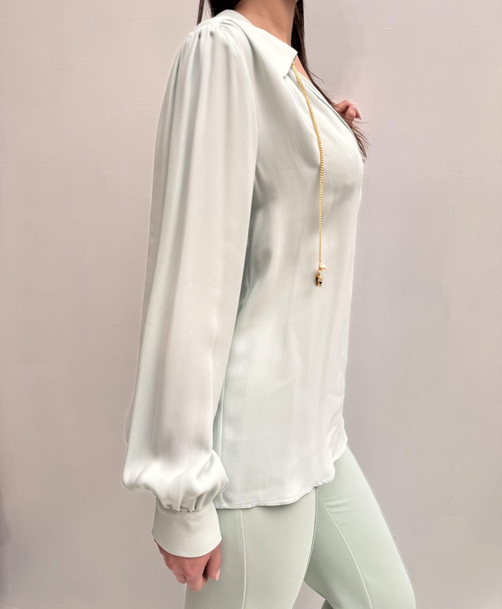 Camicia con catena - Elisabetta Franchi CAT3041E2 BV9 ELISABETTA FRANCHI 