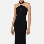 Abito Red Carpet con drappeggio AB71747E2 110 ELISABETTA FRANCHI 