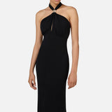 Abito Red Carpet con drappeggio AB71747E2 110 ELISABETTA FRANCHI 