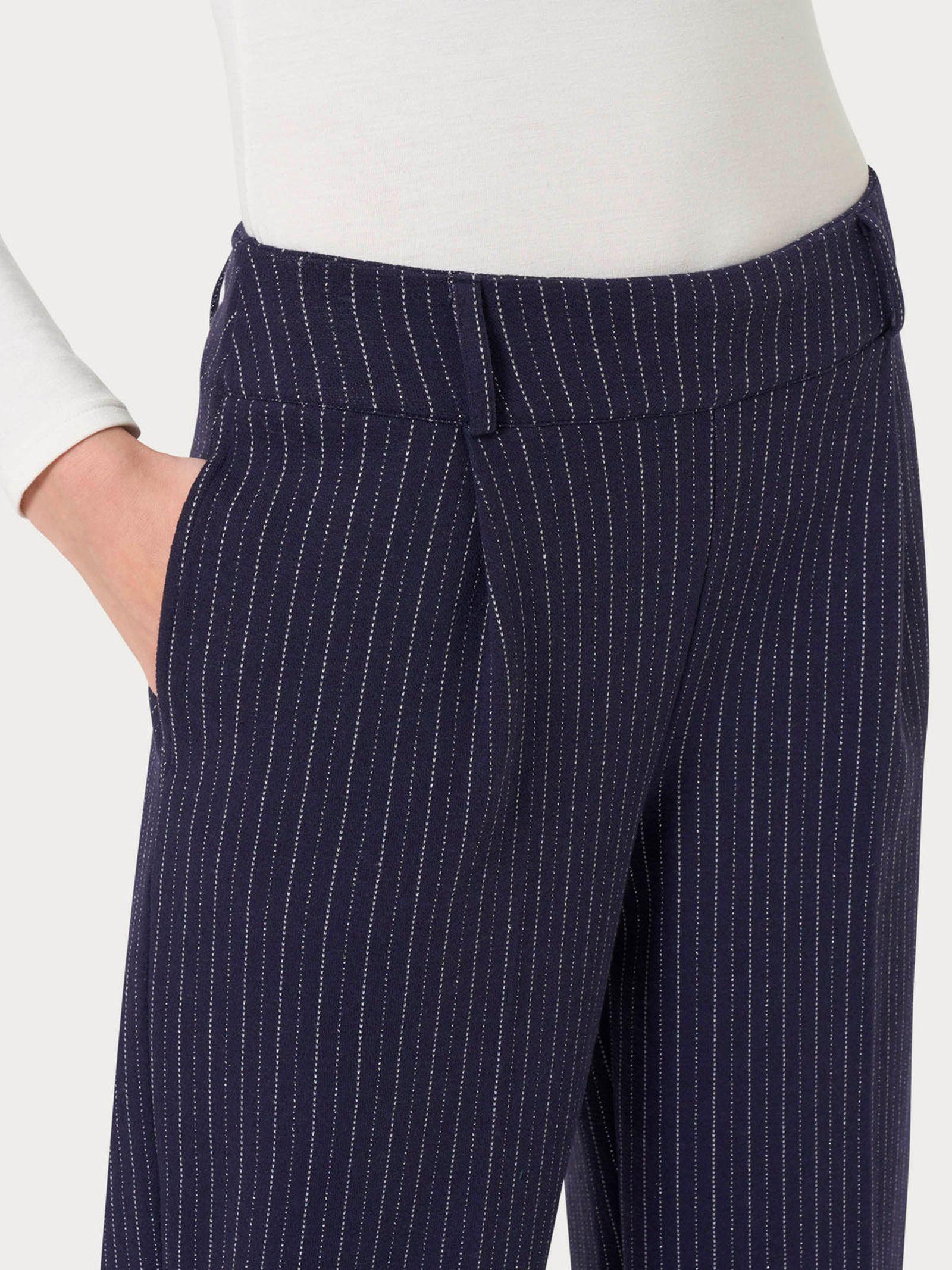 Pantalone carrot gessato con pinces DL69PF FW24 489MF RAGNO 