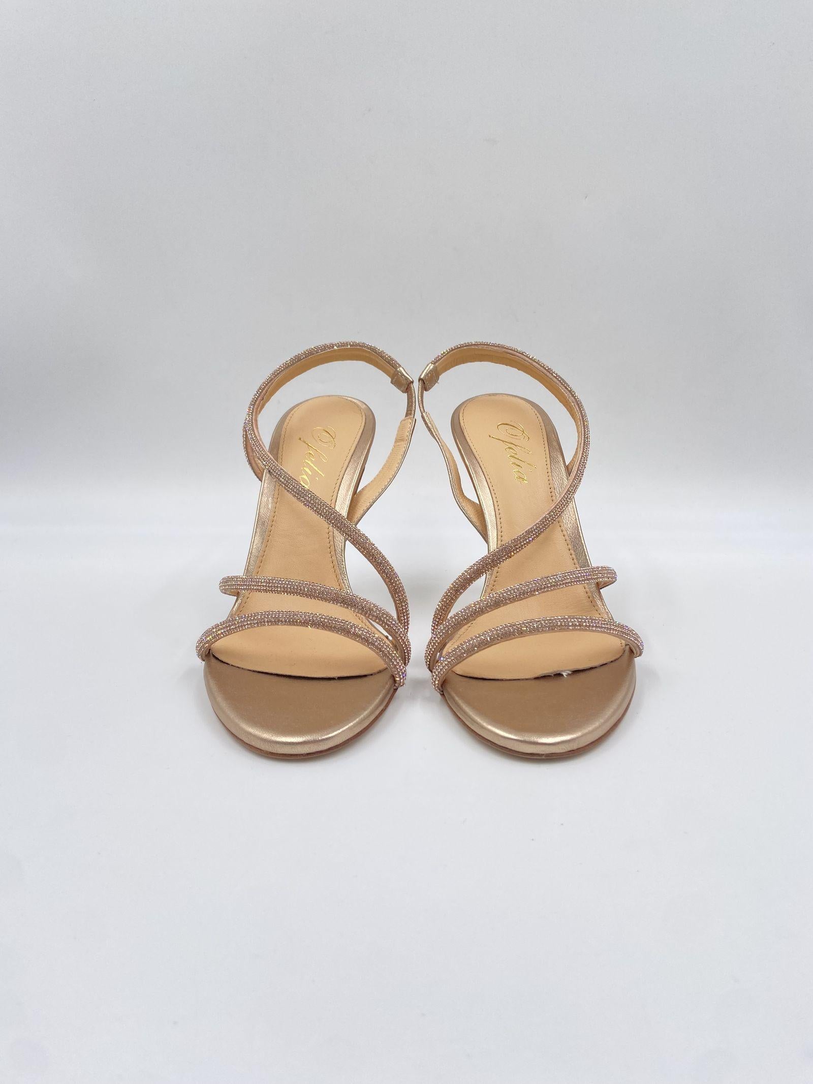 Sandalo con strass - Ofelia 3135 BEIGE OFELIA 