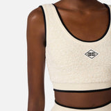 Top in ciniglia bouclè - Elisabetta Franchi TK64S61E2 E84 ELISABETTA FRANCHI 