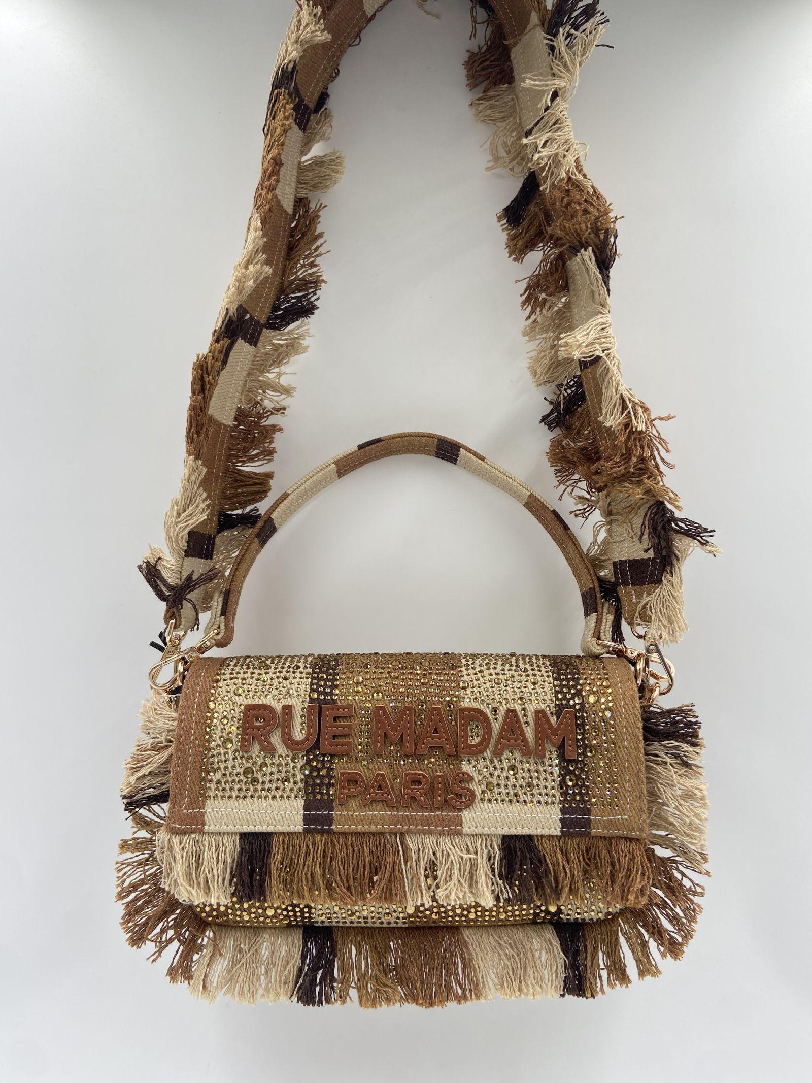 Borsa Casablanca Shoulder Riga - Rue Madam Paris CASABLANCASHOULDER RIGAMARRONE RUE MADAM PARIS 