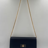 Baguette con tracolla e placca logo - Elisabetta Franchi BS32A51E2 110 ELISABETTA FRANCHI 