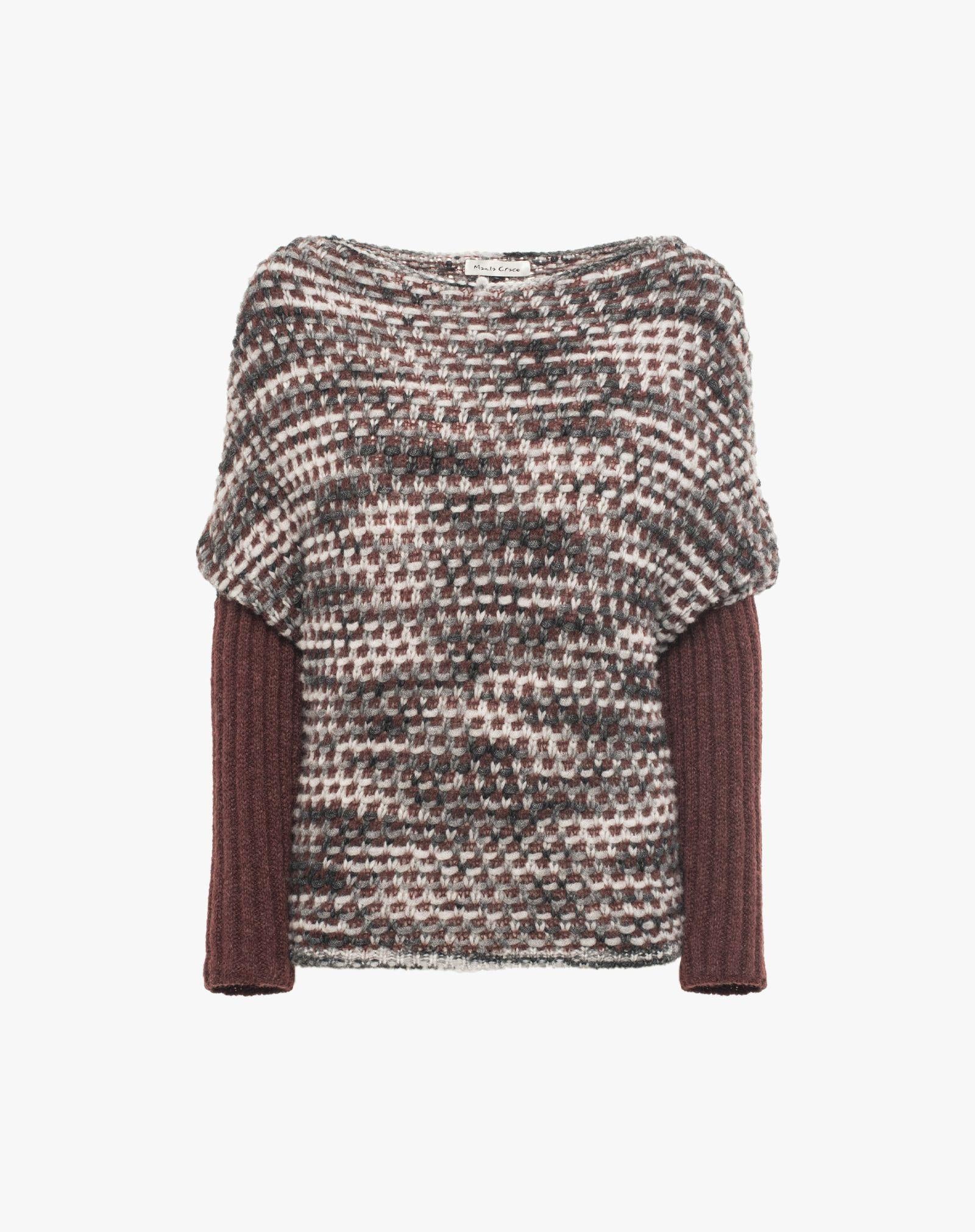 Maglia con motivo testurizzato M416WO MA641 MANILA GRACE 